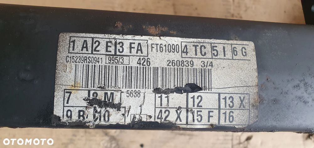 Wózek sanki belka zawieszenie tył Ford Focus Mk3 Lift kombi - 9