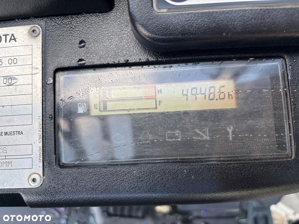 Toyota wózek widłowy 8FGF18 GWARANCJA LPG benzyna triplex możliwa OBROTNICA 44800 NETTO - 11