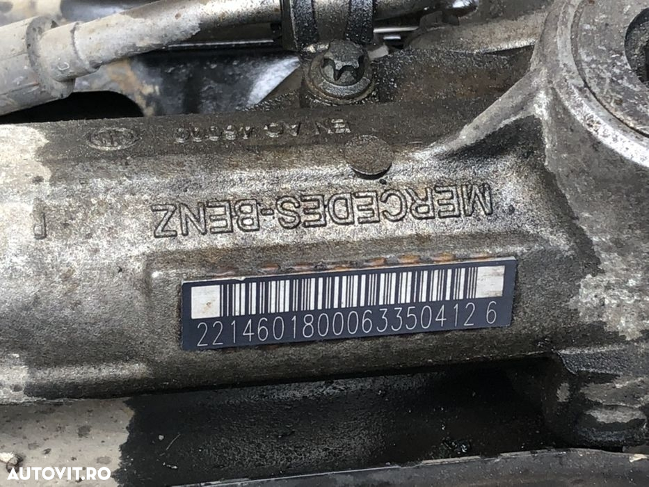 Amortizor amortizoare suspensie ABC w221 w216 etrier caseta directie mercedes S class CL 500 bloc electrovalva suspensie comanda hidraulică - 5
