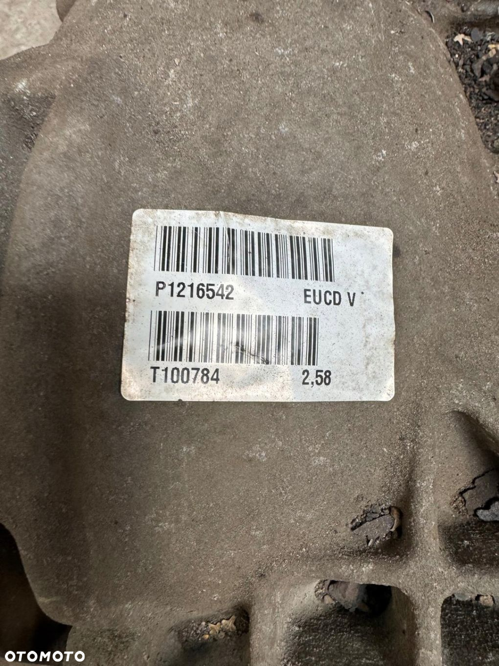 MOST DYFER TYŁ TYLNY VOLVO XC60 2008-2017 2.4 D P1216542 - 2