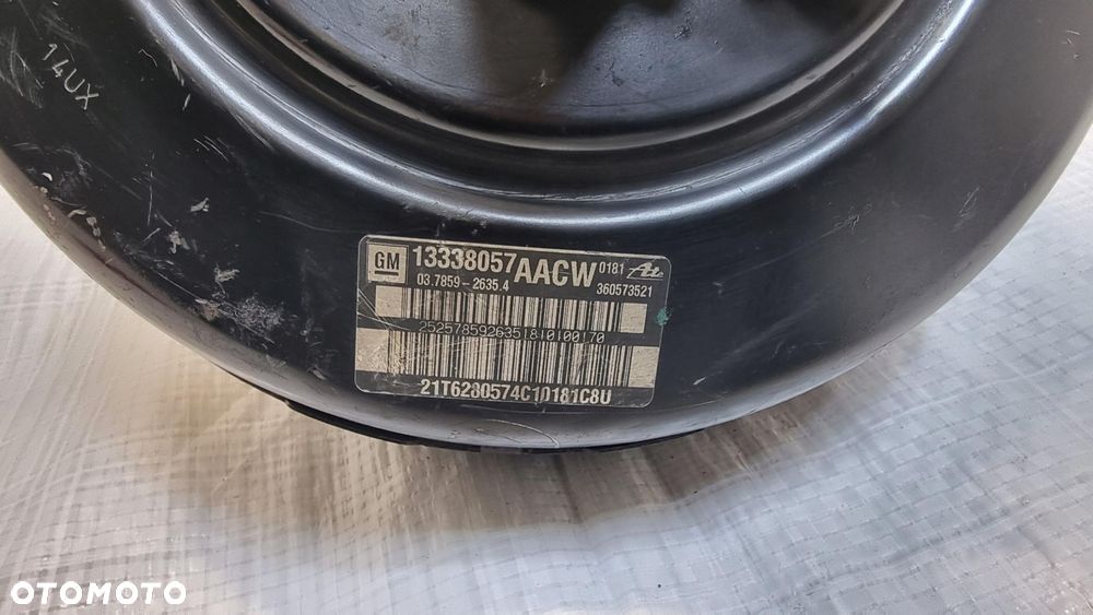 SERWO POMPA HAMULCOWA OPEL ASTRA J IV 13338057 - 4