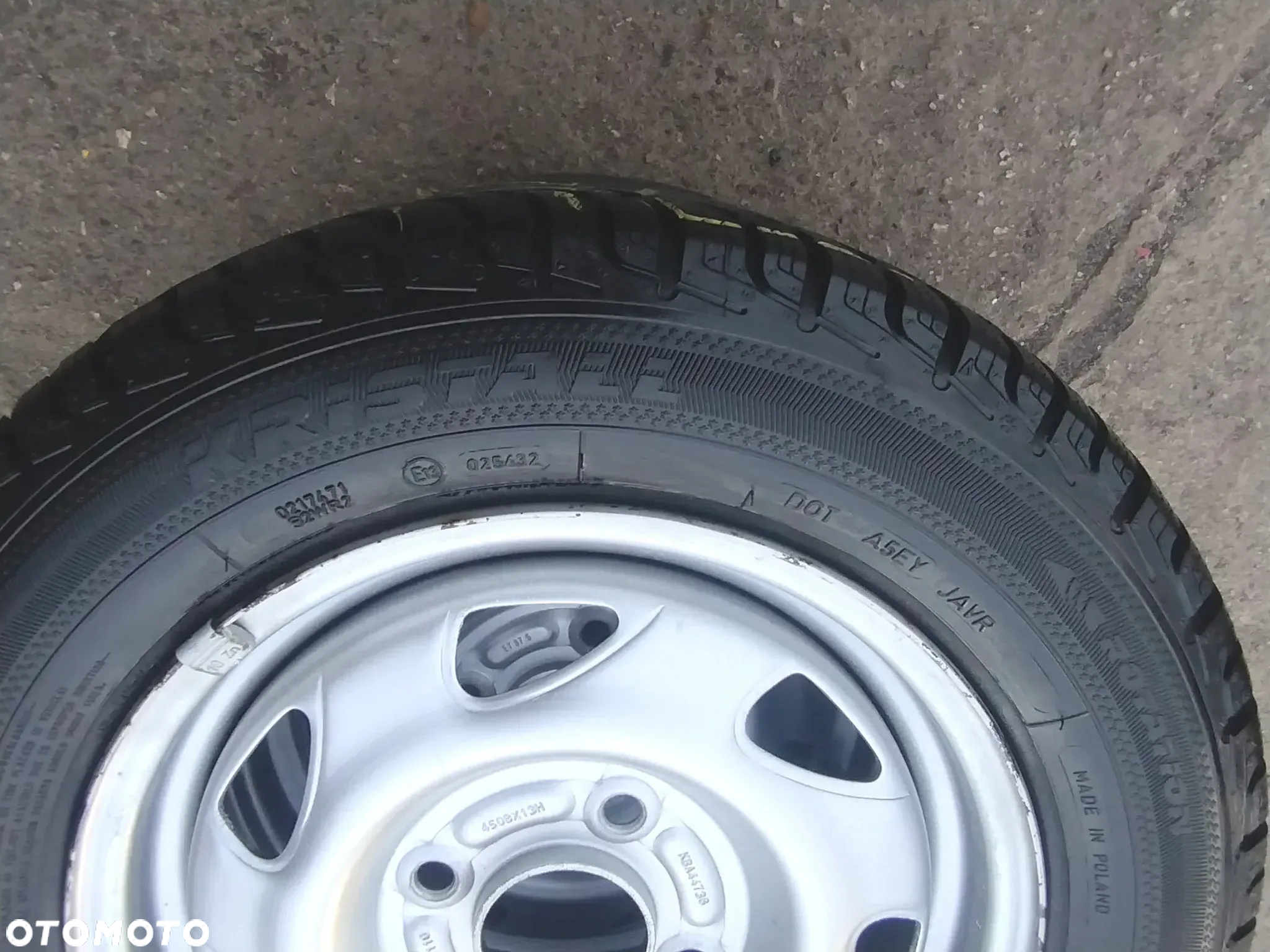155/70R13 75Q Opony Zimowe Zima Fulda Kristall Montero 2 Legnica ALU-RAD 7mm jak Nowe 4x108 stalowe Ford Ka Fiesta MK3 MAZDA 121 13 155/70 - 12