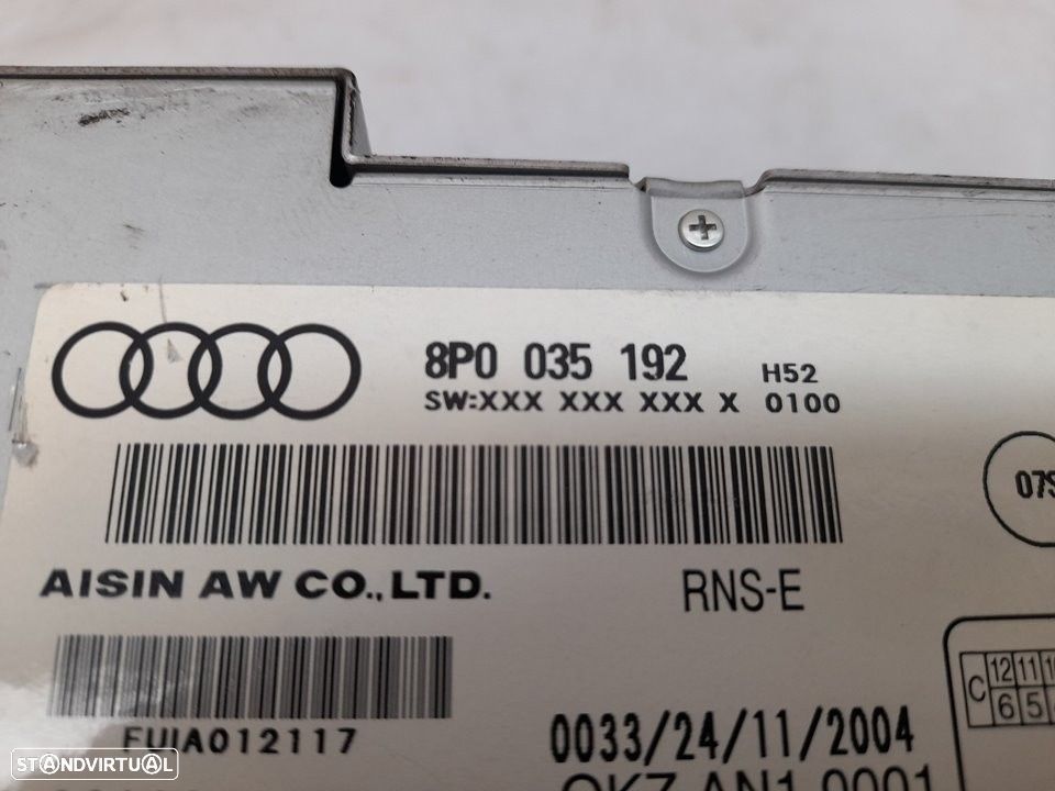 SISTEMA NAVEGAÇÃO GPS AUDI A3 SPORTBACK 2005 - 2