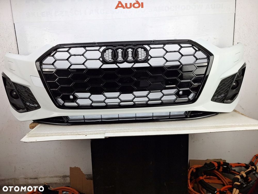ZDERZAK AUDI A5 S-LINE 8W6 8W 8W0 B9 2020-2024 LIFT PO LIFCIE BLACK OE ASO - 1
