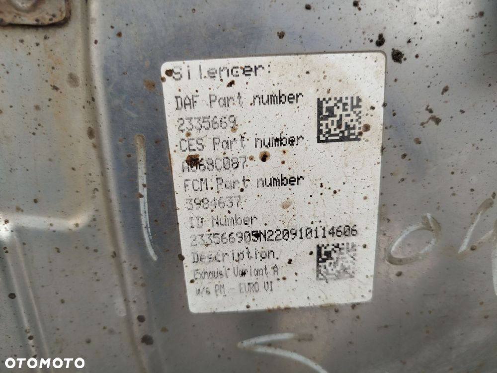 KATALIZATOR TŁUMIK SCR DPF DAF NGD XF XG XG+ - 3