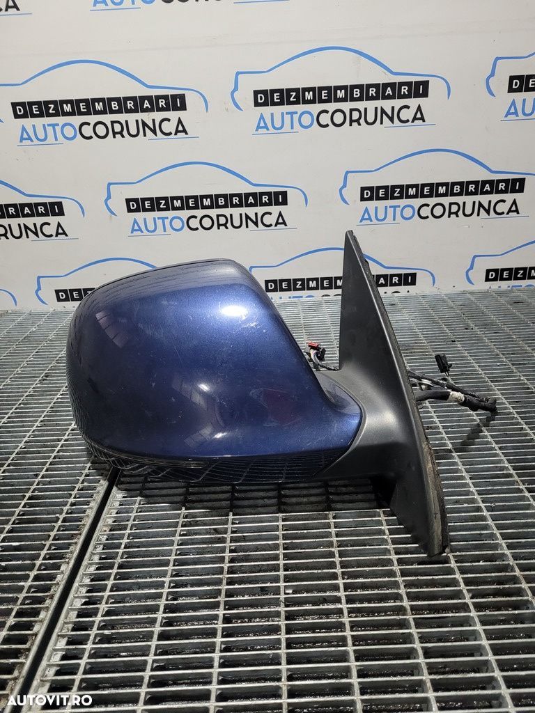 Oglinda dreapta AUDI Q7 2005 - 2009 4 Usi ALBASTRU LZ5E (898) Rabatabile - 1