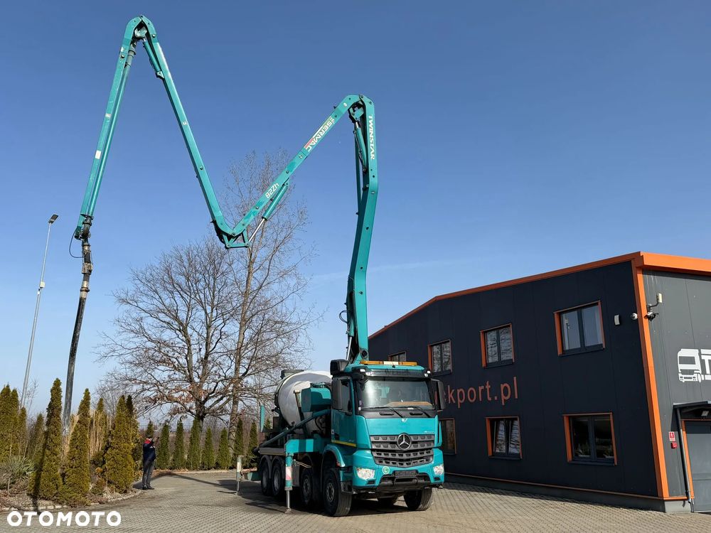 Mercedes-Benz AROCS 3742 8x4 EURO6 POMPOGRUSZKA SERMAC 4Z28 9m3 - 29