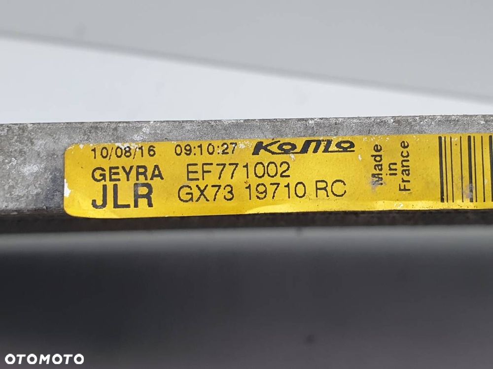 CHŁODNICA KLIMATYZACJI KLIMY JAGUAR F-PACE X761 3.0 SCV6 340KM GX7319710RC - 5