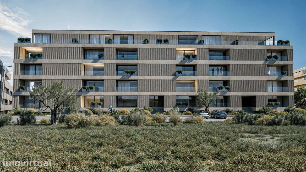 Apartamento T3 Novo com Varanda e Garagem - Grande imagem: 2/9