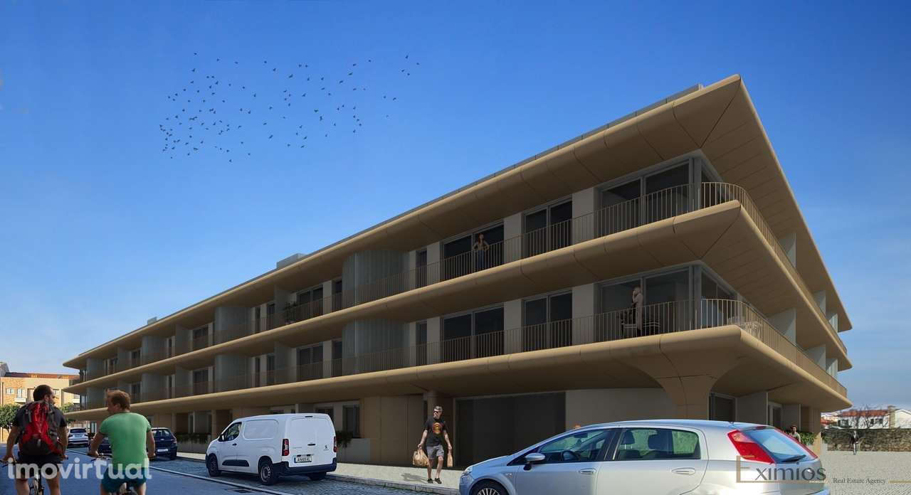 Apartamento T3, em construção, na Póvoa de Varzim - Grande imagem: 2/6