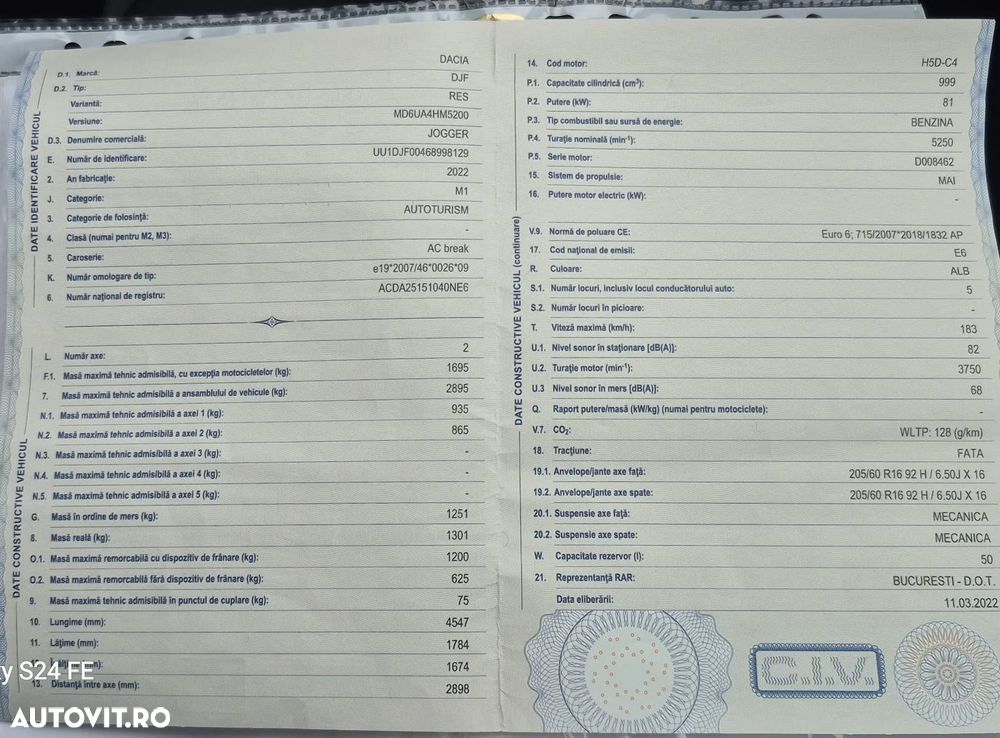 Dacia Jogger 5 locuri ECO-G 100 Extreme - 14