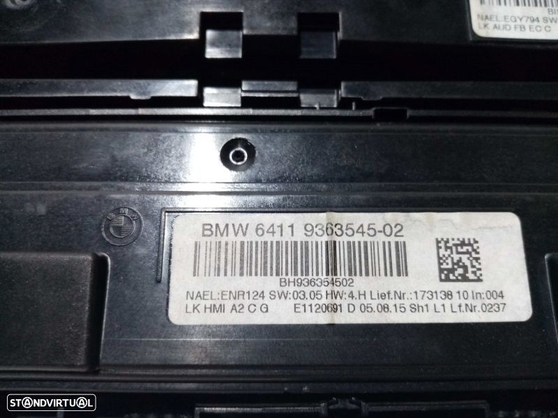 Botão / interruptor do AC BMW 3 (F30, F80) - 4
