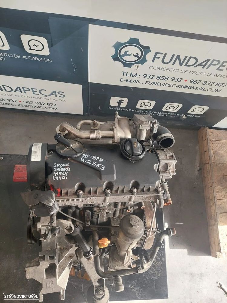 Motor Skoda Superb 1.9Tdi 115Cv Ref: BPZ - 5