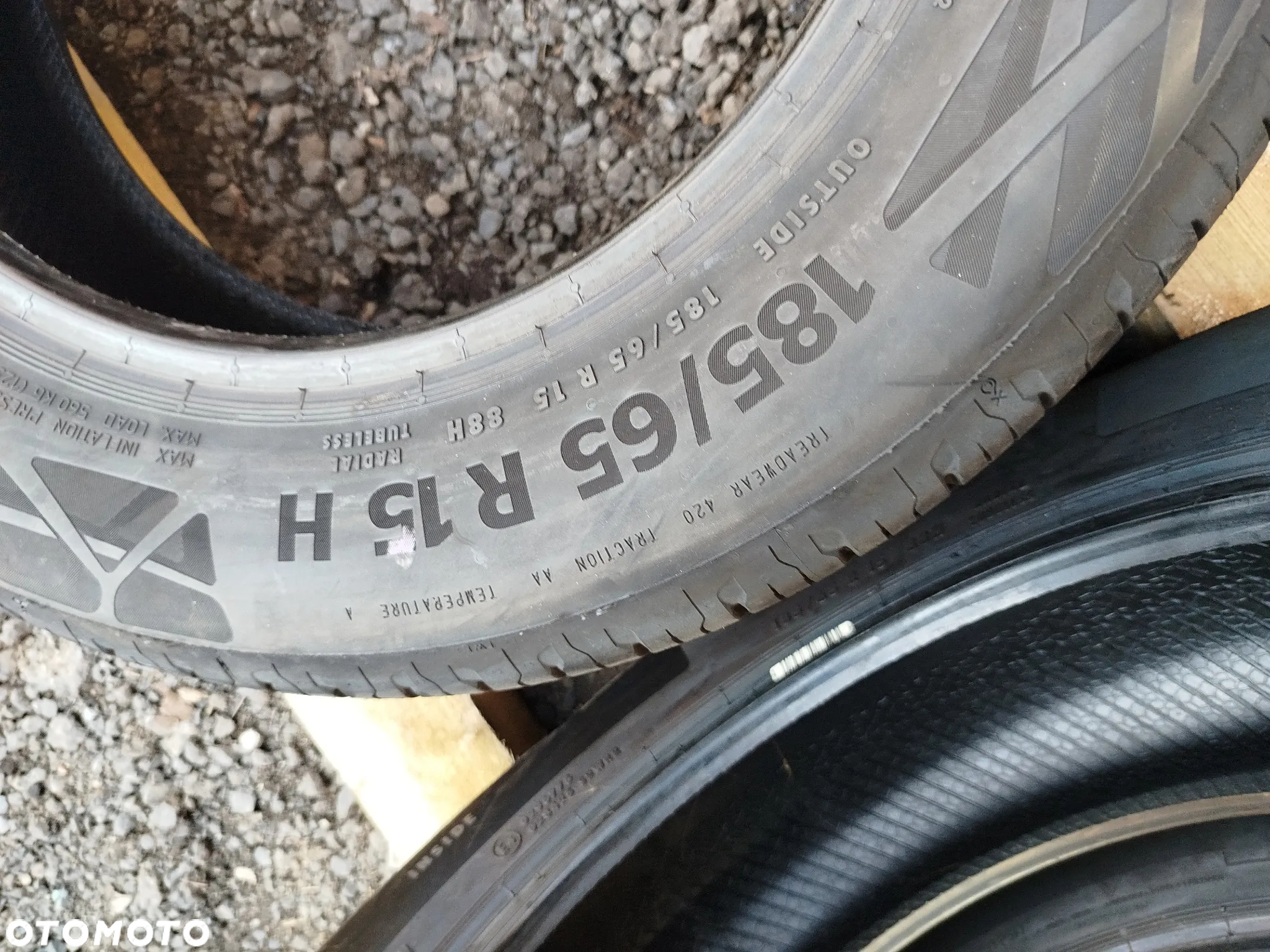 185/65R15 88H Continental EcoContact 6 Demo z nowego auta 99,9% bieżnika - 4