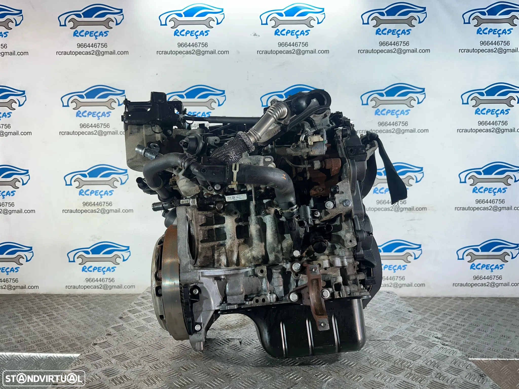 .Motor Completo Volvo Ford Mazda PSA Peugeot Citroen 1.6 D CD TDCi 8v D4162T AV6Q-6007-AC Continental Siemens - 5
