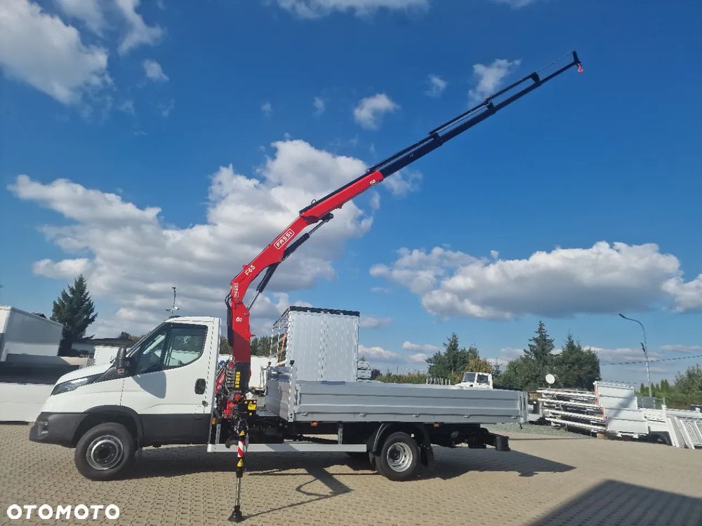 Iveco 70c 72c18 skrzynia wywrotka, żuraw HDS - 8