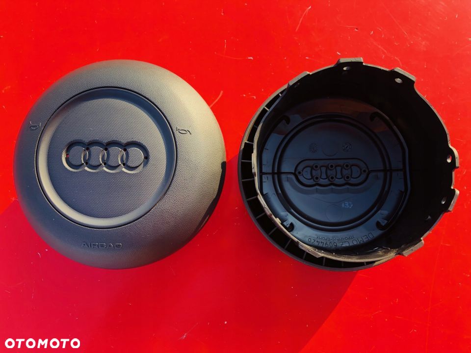 AUDI A3 S3 RS3 A4 S4 RS4 A6 S6 RS6 R8 TT ZASLEPKA AIRBAG PODUSZKI POWIETRZNEJ KIEROWCY COVER okazja - 1