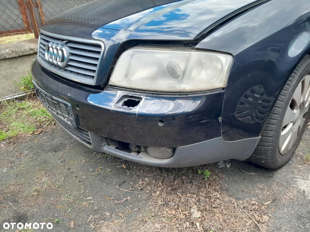Zderzak przedni AUDI A6 C5 Lift 01-04r. LZ9W PDC Xenon - 3
