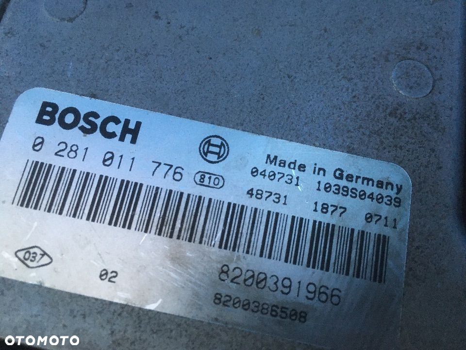 KOMPUTER SILNIKA STEROWNIK RENAULT SCENIC 021011776 - 2