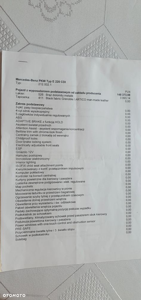 Mercedes-Benz Klasa E 220 CDI BlueEff Avantgarde - 39