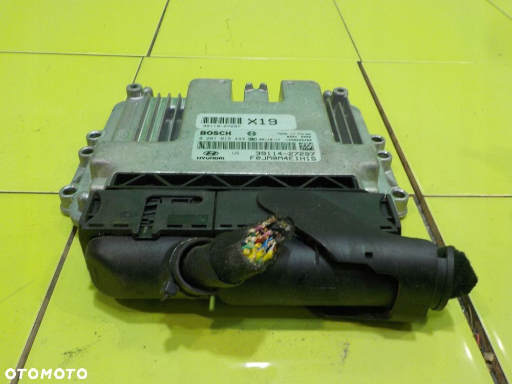 HYUNDAI TUCSON I LIFT 2.0 CRDI 10r sterownik komputer silnika 0281015443 - 8