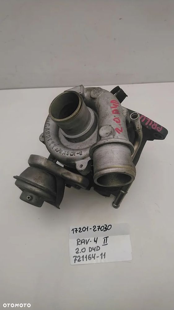 TURBINA 2.0 D4D 115KM 116KM RAV4 II 17201-2730 721164-11 - 1
