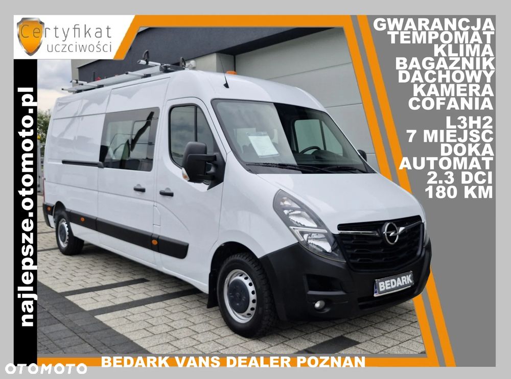 Opel MOVANO, L3H2, BRYGADÓWKA, 7 miejsc, DOKA, kamera cofania, tempomat, klima - 2