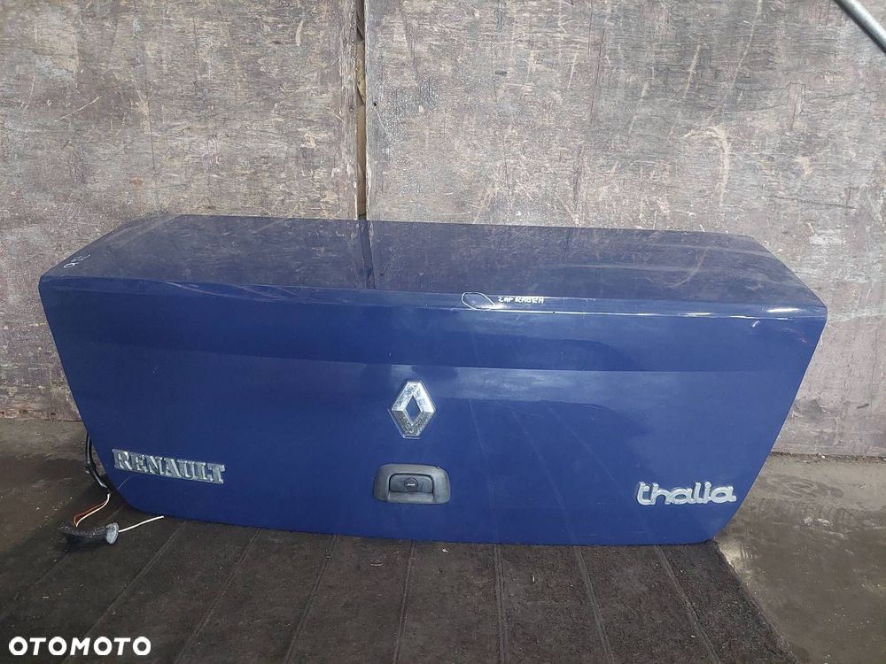 KOMPLETNY TYŁ KLAPA BAGAŻNIKA ZDERZAK TYŁ LAMPY RENAULT THALIA I DV460 - 9