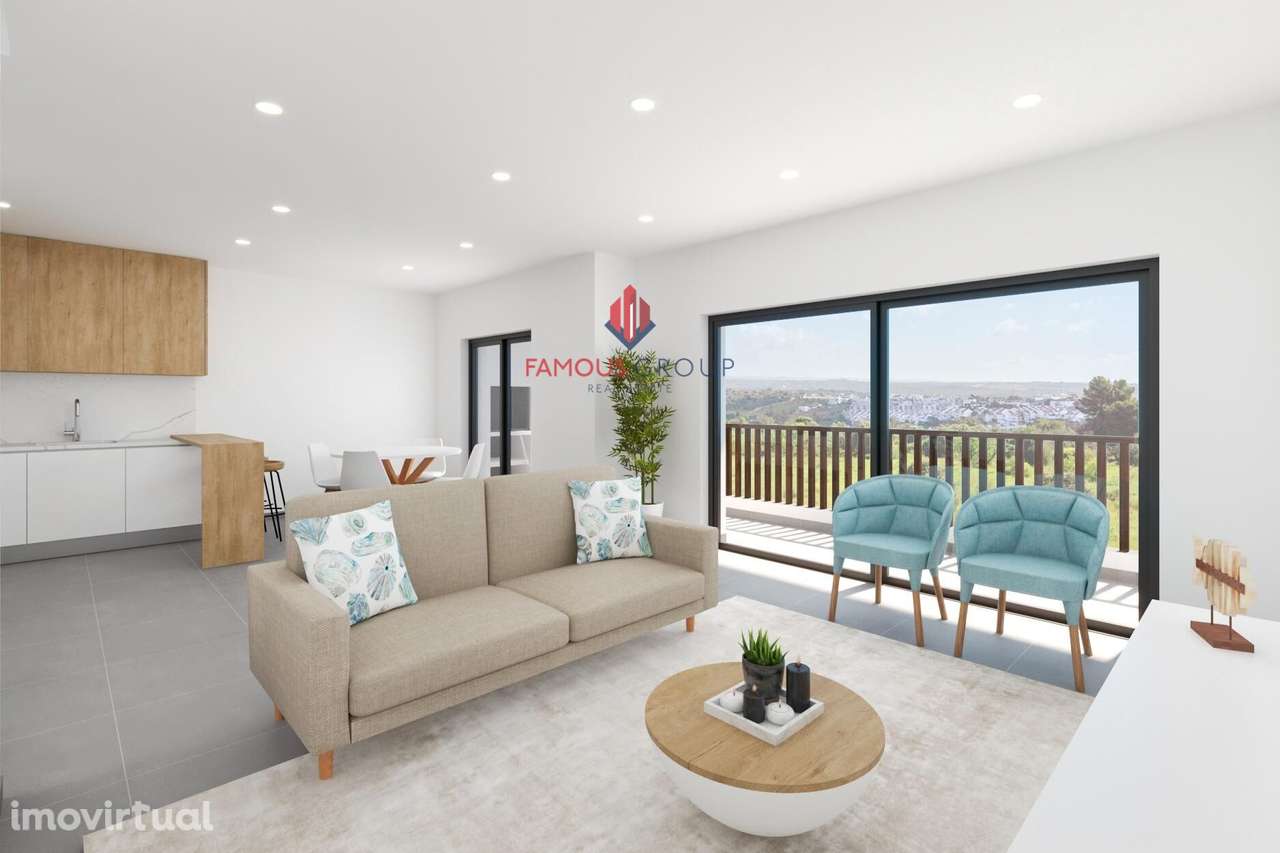 Apartamento T2 novo com piscina e estacionamento - Grande imagem: 3/25