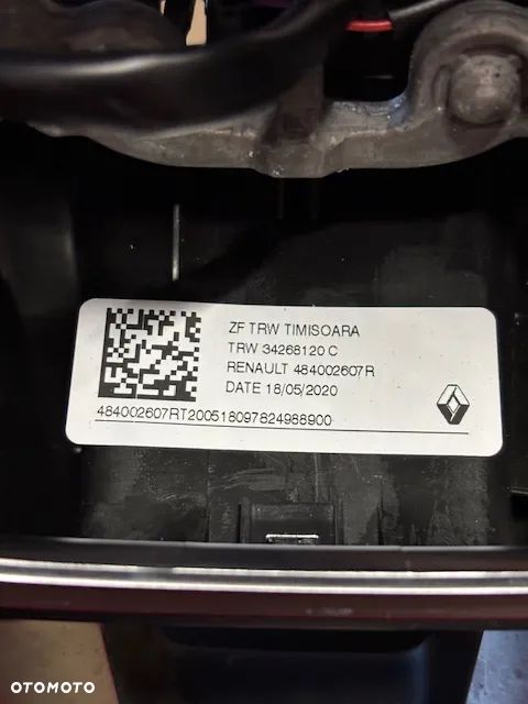KIEROWNICA SKÓRA MULTIFUNKCJA RENAULT CLIO V 484002607R - 5