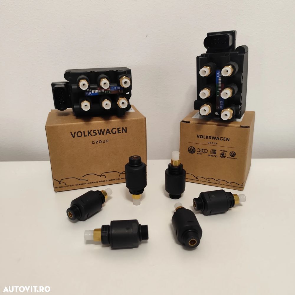 Supapa valva perna aer bloc de supape valve solenoid suspensie pneumatica Audi VW Porsche - 1