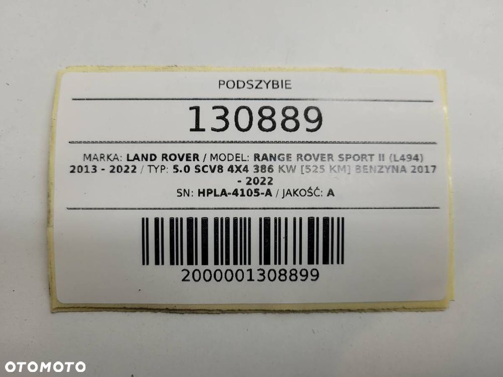 PODSZYBIE RANGE ROVER SPORT II L494 2018 EUROPA HPLA-4105-A - 15