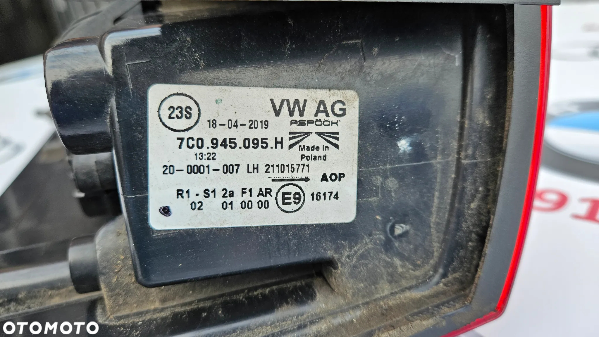 VW Crafter 2 II 2017- Lampa Tył Lewy Lampa Tylna Lewa Kompletna 7C0945095H Europa 2019 ROK - 15