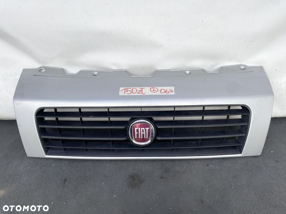 FIAT DUCATO 06- ATRAPA GRILL MASKOWNICA CHŁODNIC SREBRNA NOWY EMBLEMAT - 1