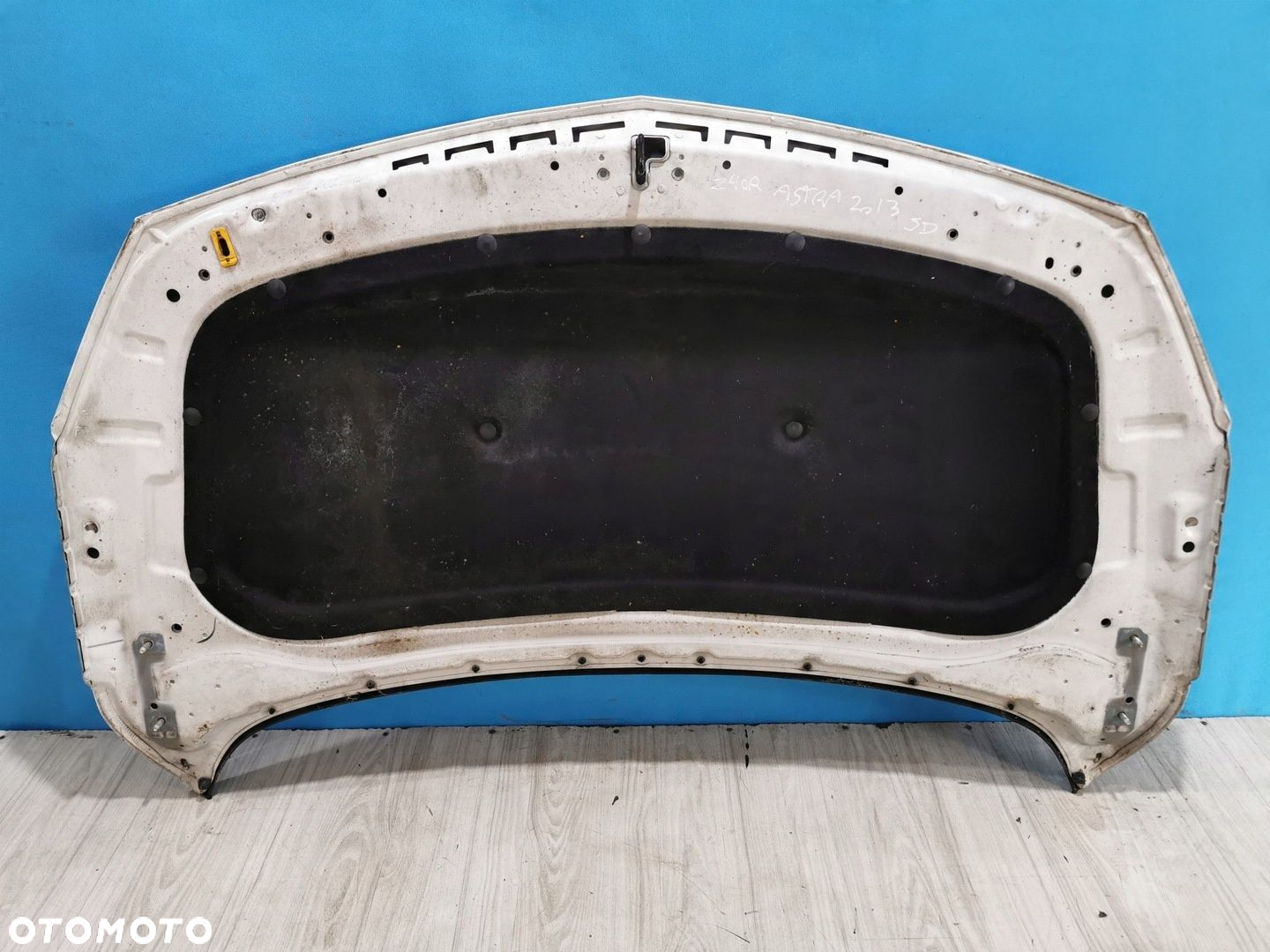Opel Astra J 4 IV 09/16 maska pokrywa klapa przód wygłuszenie Z40R - 8