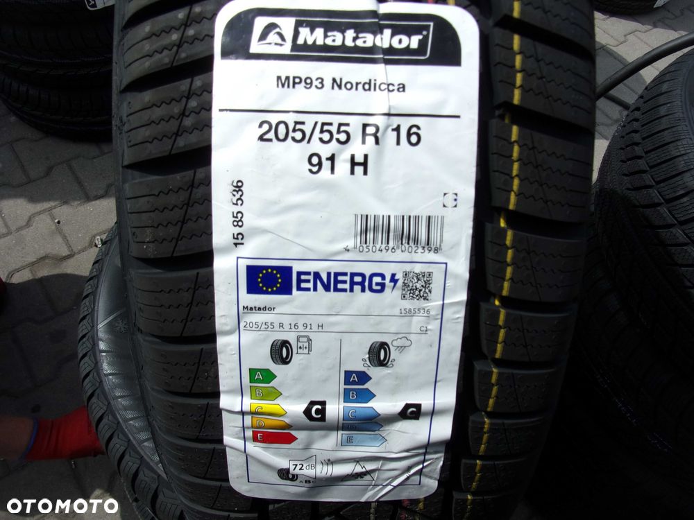 Nowe opony zimowe 205/55/16 Matador, 2026r