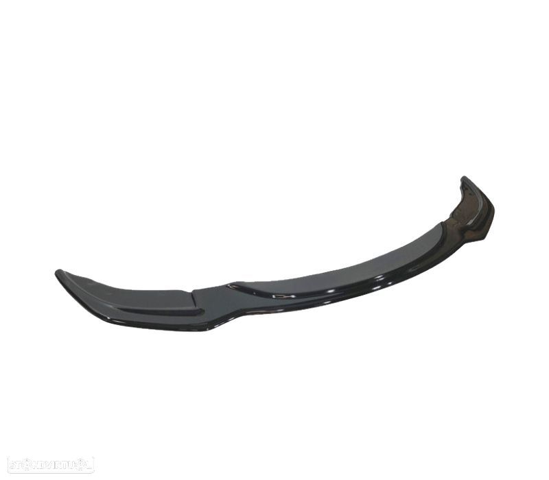 SPOILER LIP FRONTAL BMW F10 10-12 LOOK M5 PRETO - 2
