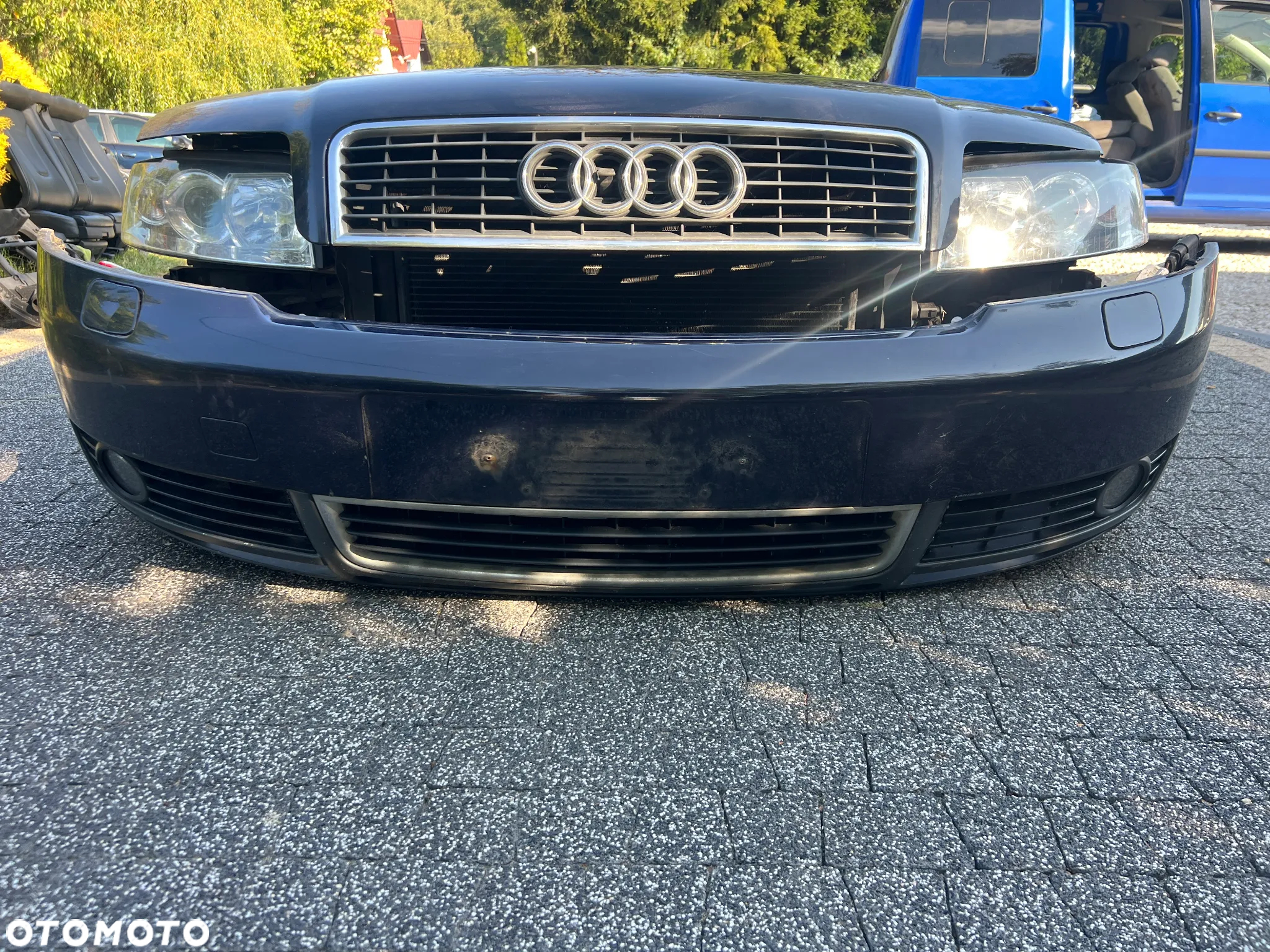 PRZÓD KOMPLETNY ZDERZAK PAS MASKA AUDI A4 B6 EUROPA KOMPLET LY5K - 3
