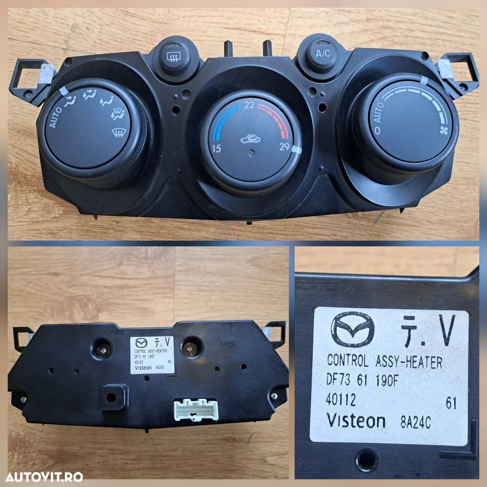 panou modul butoane control clima ac aer conditionat mercedes e-class w211 ML w163 w164 saab 9-3 mazda - 5
