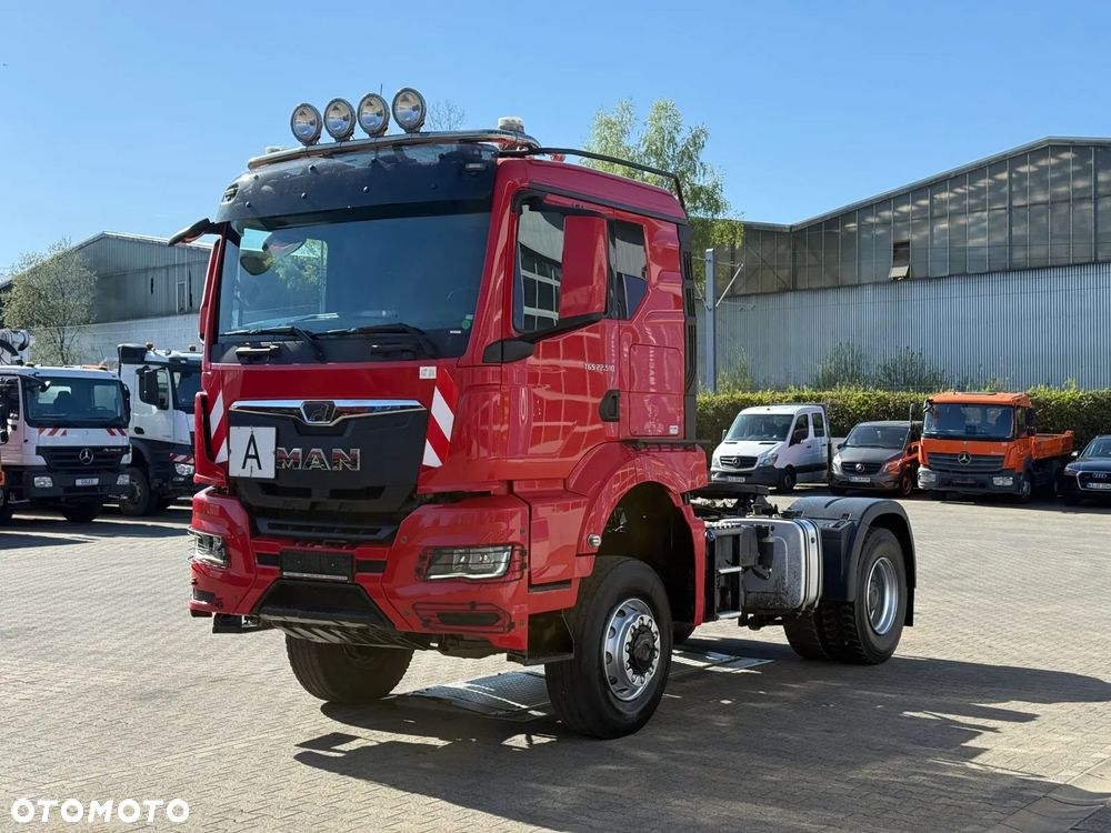 MAN TGS 18.510 4x4 BL EURO6 CIĄGNIK SIODŁOWY Z HYDRAULIKĄ WYWROTU - 1