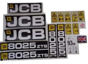 Komplet naklejek naklejka nalepka nalepki JCB 8018 - 1