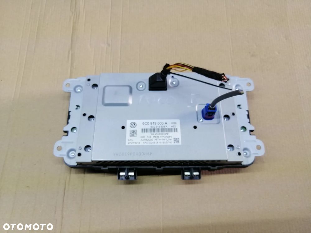 Volkswagen Polo V 6R radio nawigacja czytnik 6C0919603A 3Q0035846 - 9