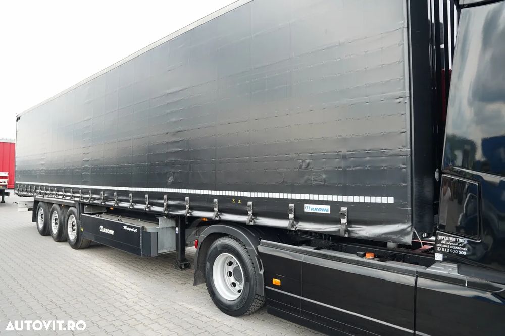Volvo FH 460 / KIT / I-PARK COOL / ANVELOPE 100% / I-SAVE / + CORTINĂ KRONE / STANDARD / 2X AXE RIDICATIVE / ACOPERIȘ RIDICATIV / TRANSPORT PALEȚI - 13