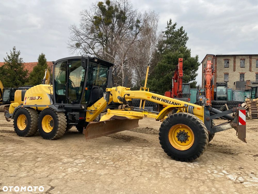 New Holland F156.7A, 10300 MTH, INSTALACJA DO NIWELACJI TRIMBLE 3D, Z NIEMIEC, NAPĘD 6X6, ZRYWAK, PRZEDNI PŁUG, - 3