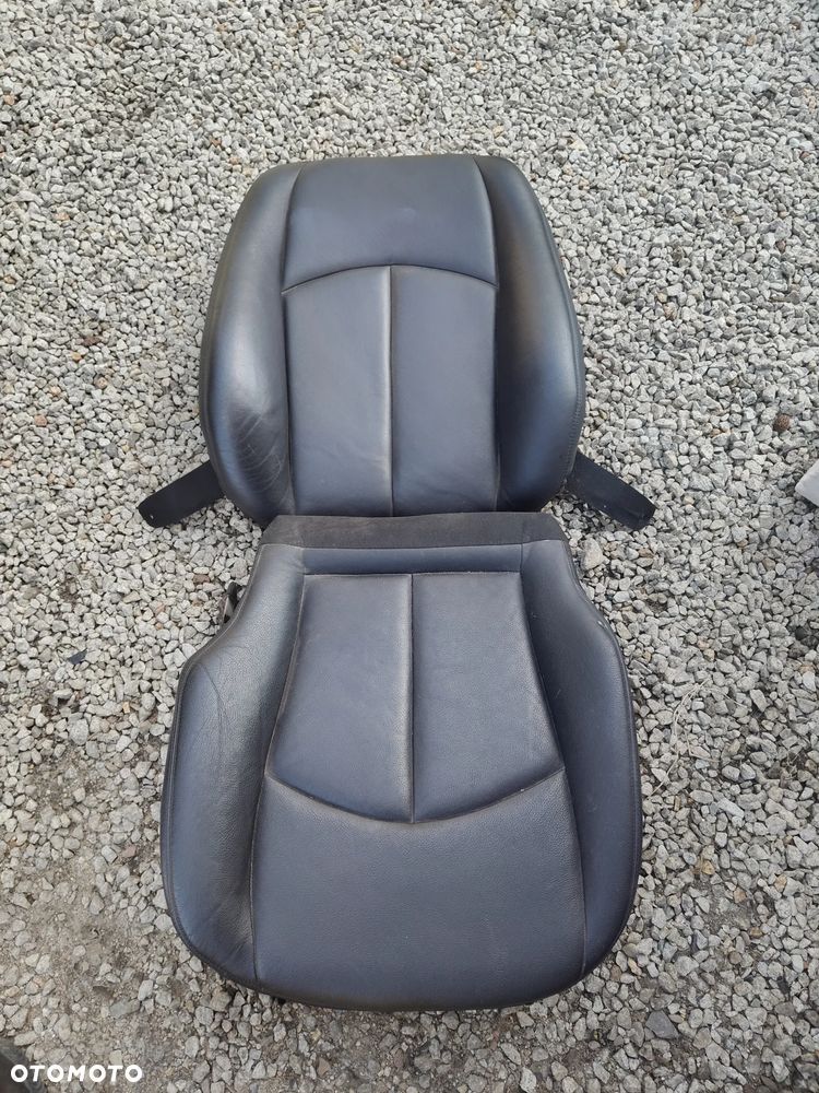 MERCEDES W211 Lift FOTEL Prawy Czarny Pełna Skóra - 2