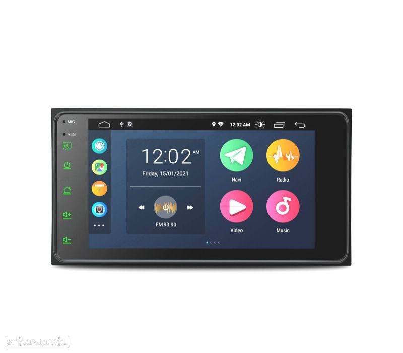 AUTO RADIO GPS ANDROID 10 PARA TOYOTA COROLLA CAMRY YARIS VIOS RAV4 - 1