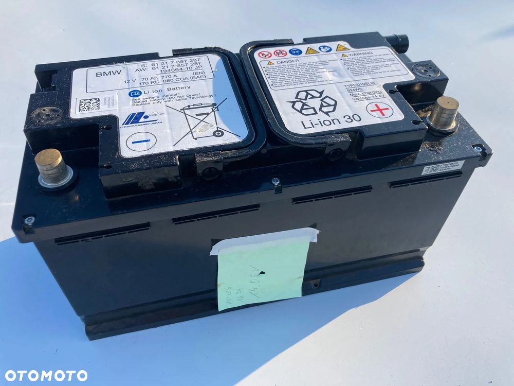 AKUMULATOR Akumulator BMW M3 M4 F80 F82 F83 F90 li-ion 70AH 770A - 1