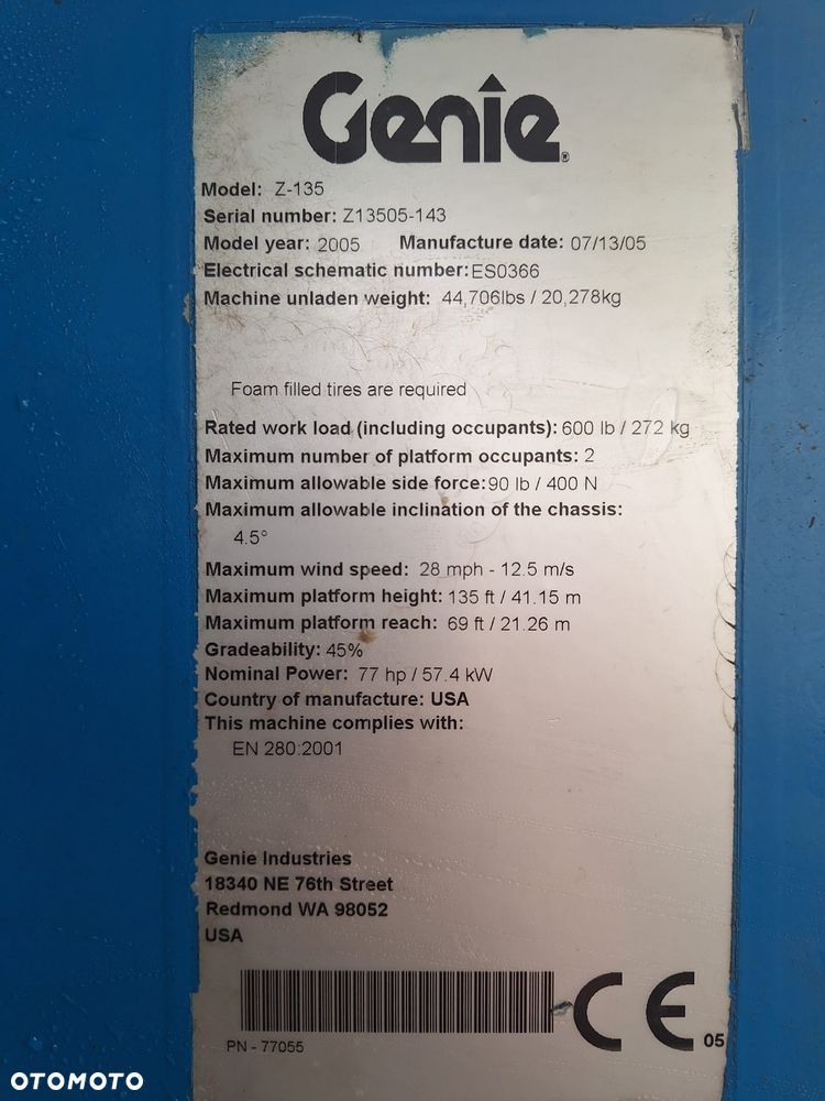 Genie Z-135 - 5