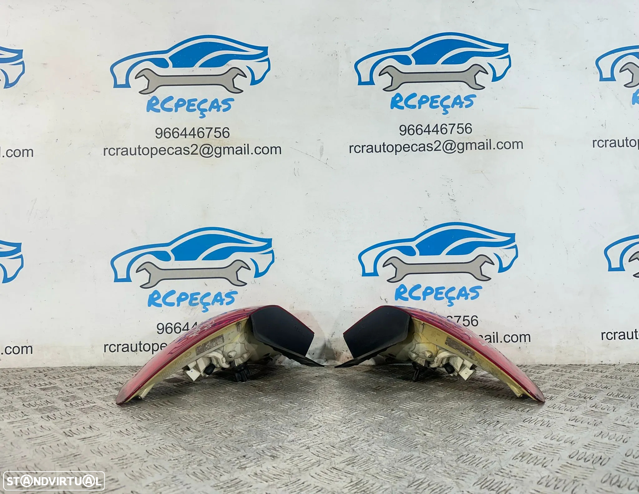.Conjunto Farolins Led Tras Traseiro Direito Esquerdo Original GM Opel Astra J 13306460 13306459 2009 - 2015 - 5