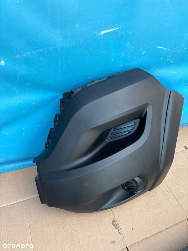 DUCATO BOXER JUMPER L4 Max 17- ZDERZAK NAROŻNIK PRZEDNI LEWY LISTWA CZARNY - 2
